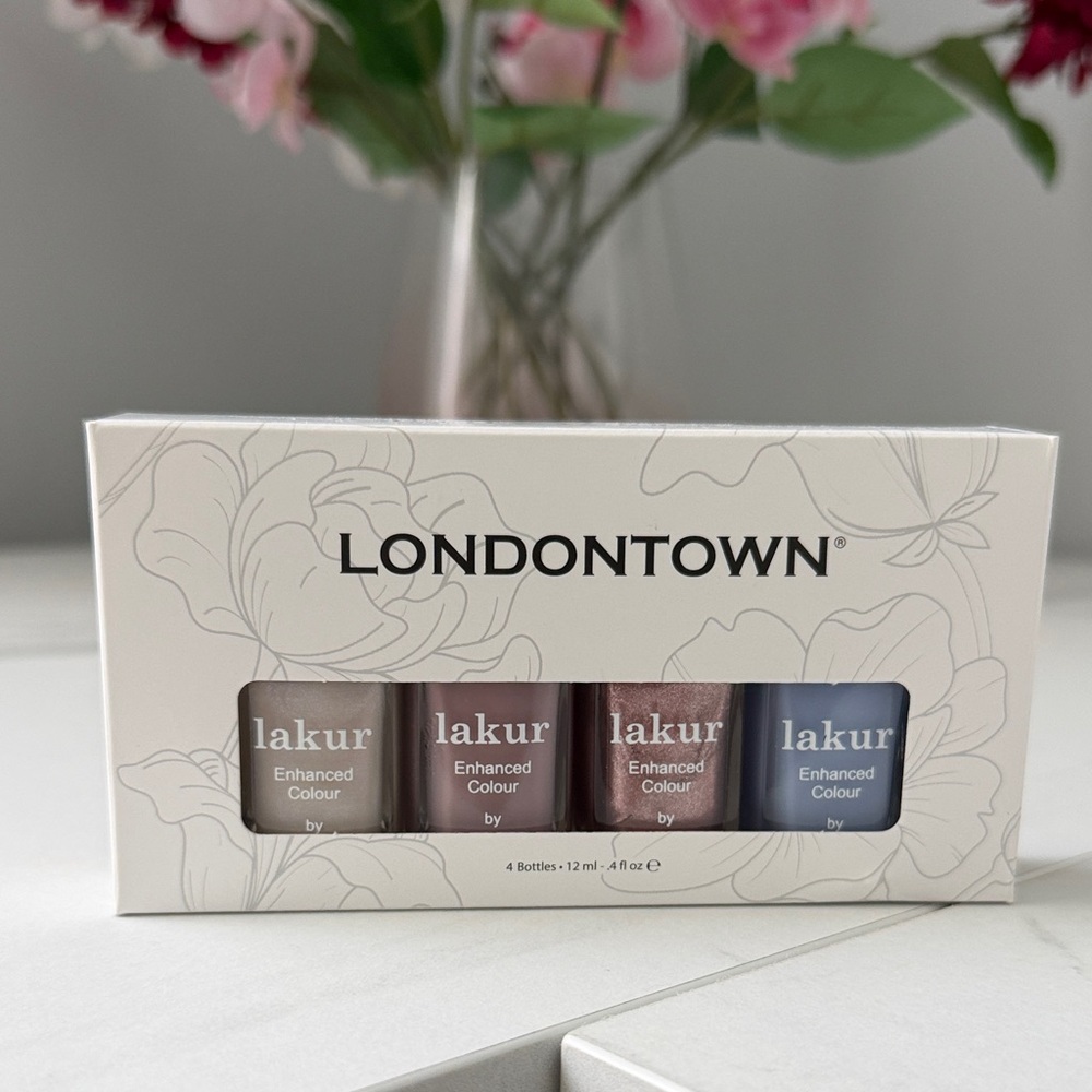 LONDONTOWN Lakur Enhanced Colour 4-Set - Neutral & Blue Shades